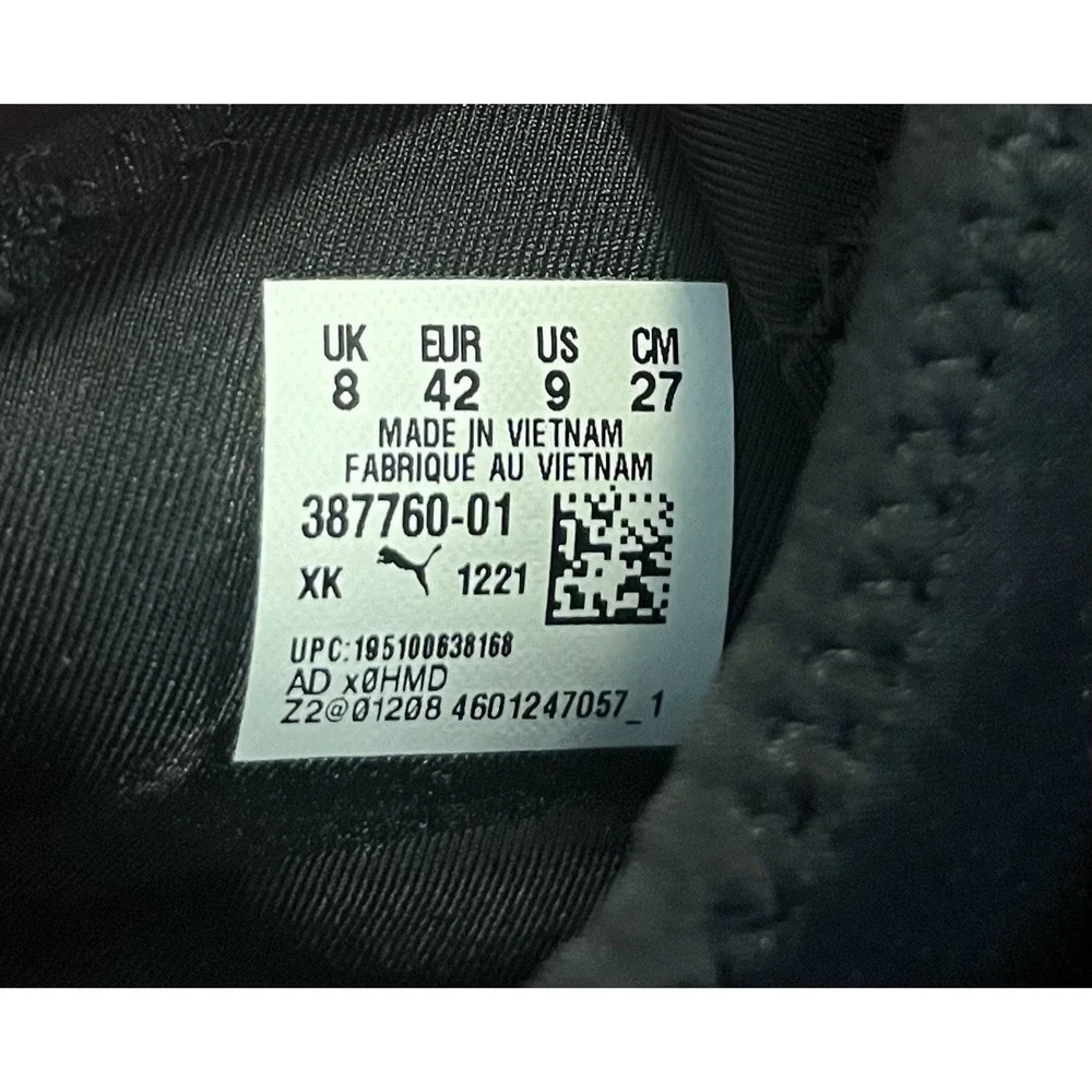 PUMA Size 9 Sneakers Shoes Electron Street‎ Black